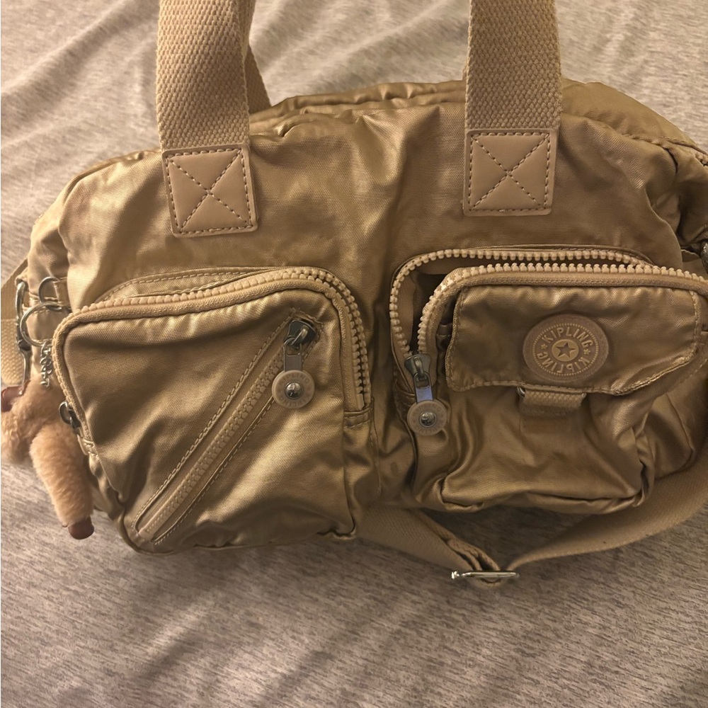 Kipling Defea gold messenger Bag